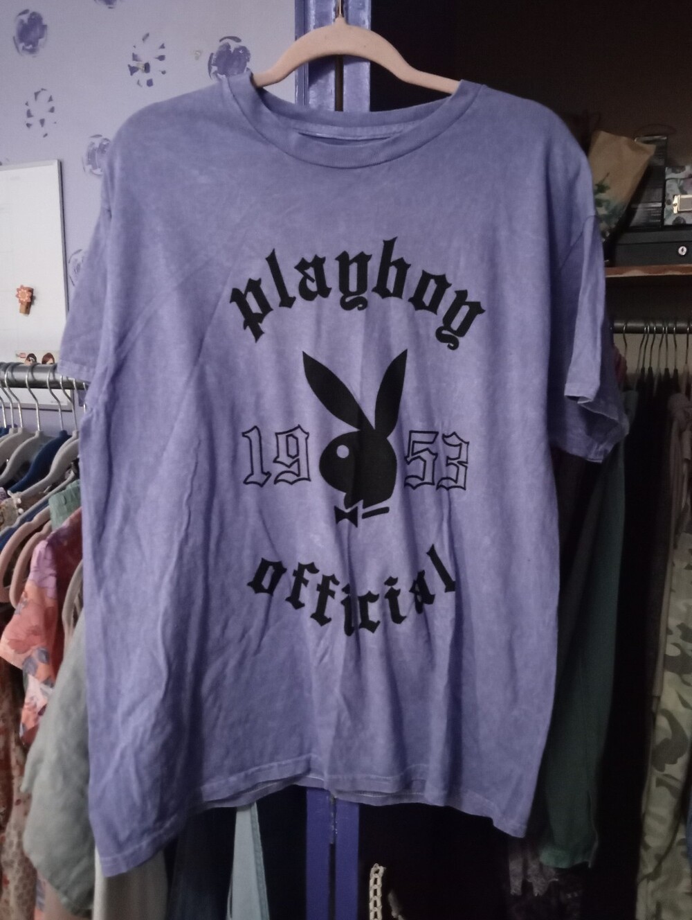 PLAYBOY Lavender Graphic Tee